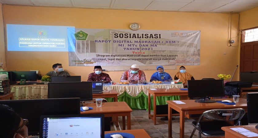 Sosialisasi Rapor Digital Madrasah